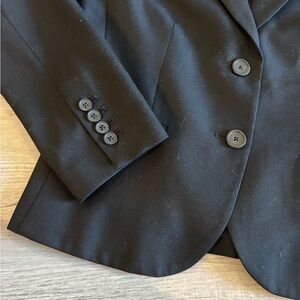 J Crew Classic Lightweight Wool Black Womens Blazer 6